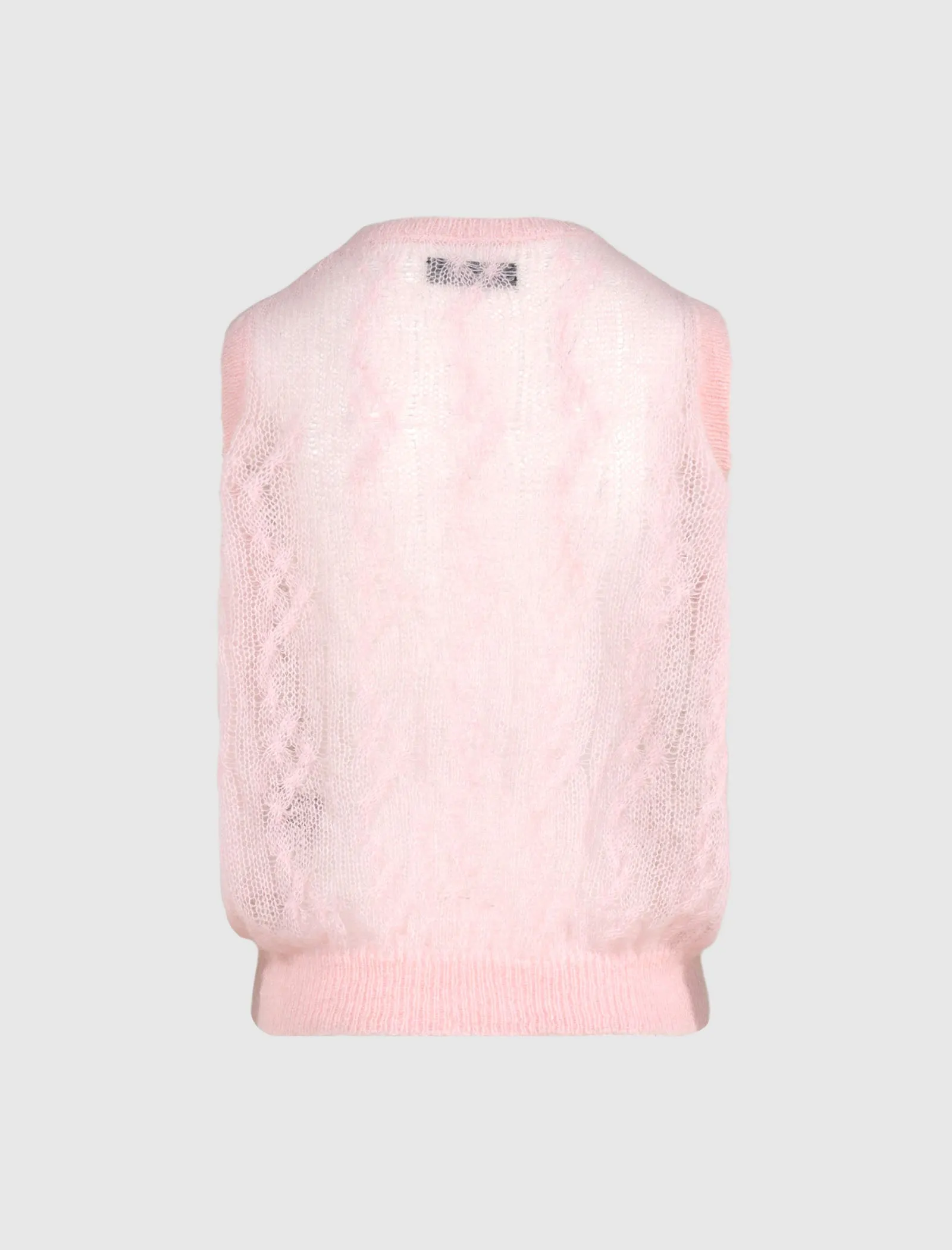 PULL-OVER FEMININ OUVERT AVEC CÂBLES