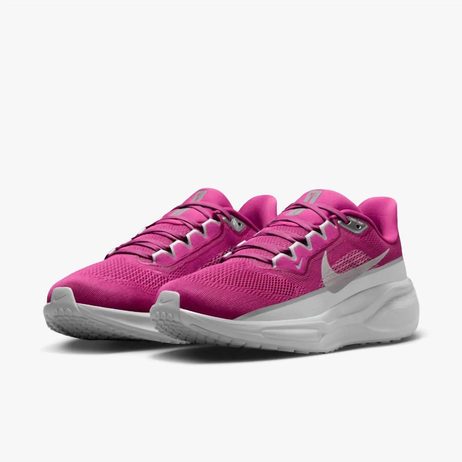 Chaussures Pegasus 41 Prm pour Femme en Fuchsia Vif/Argent Clair