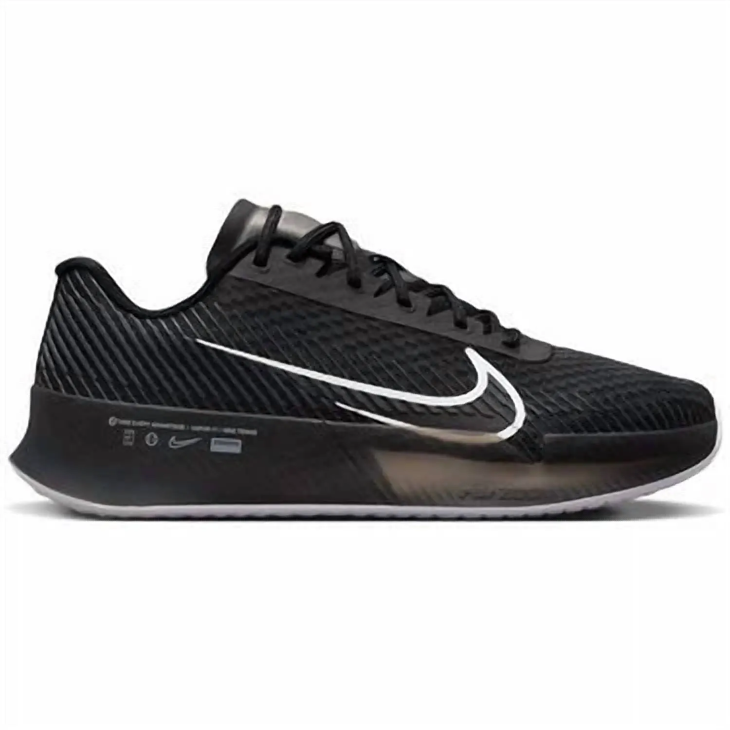 Chaussures de tennis Zoom Vapor 11 pour femmes en noir/blanc/anthracite