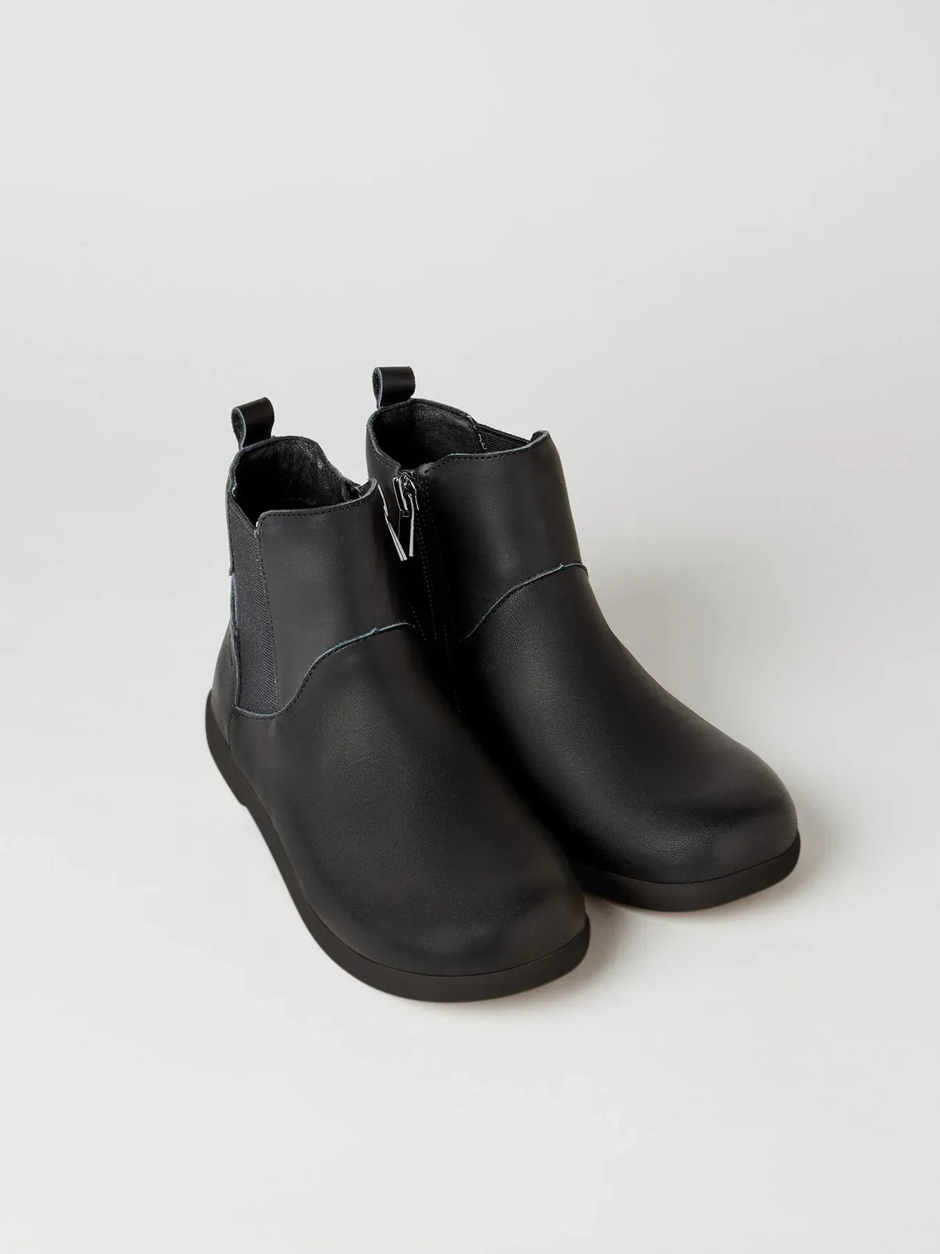 Zig & Star : Bottes Rockit School - Cuir noir