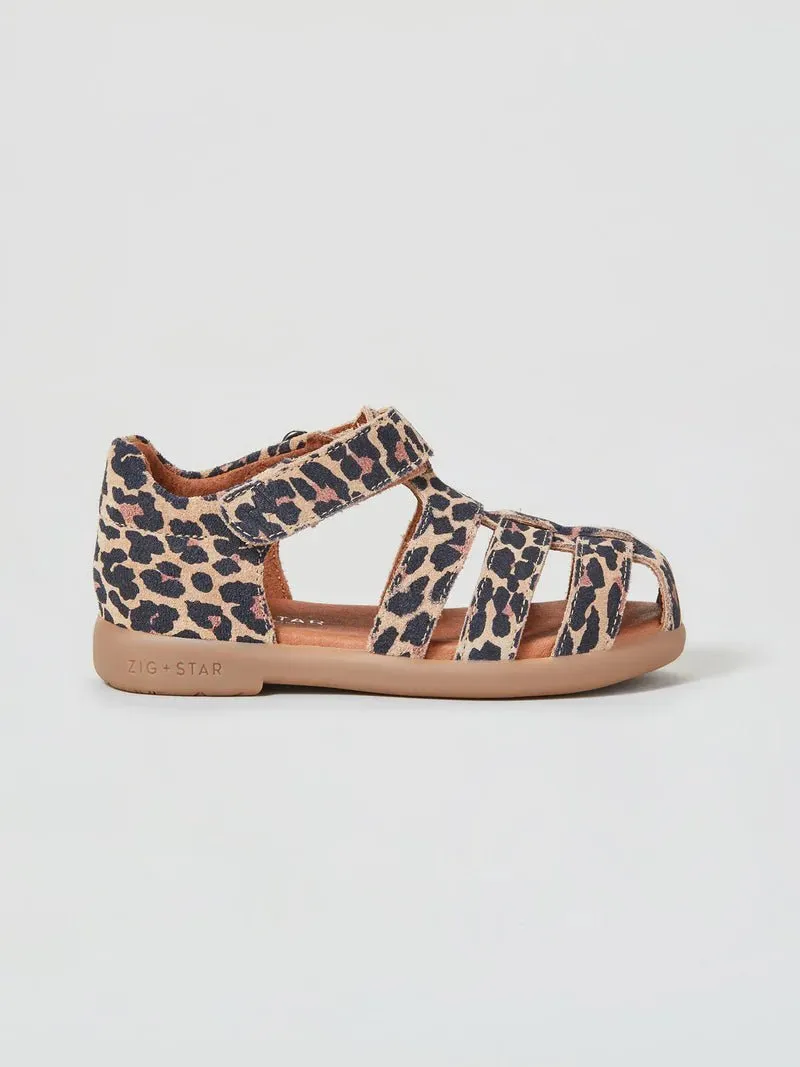 Zig   Star : Sandales fermées pour filles Cosmic - Animal naturel
