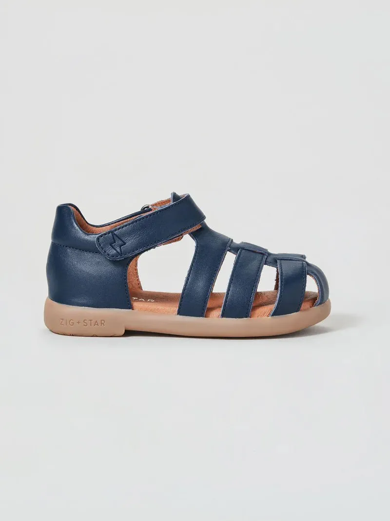 Zig   Star : Sandales fermées pour enfants Cosmic - Marine