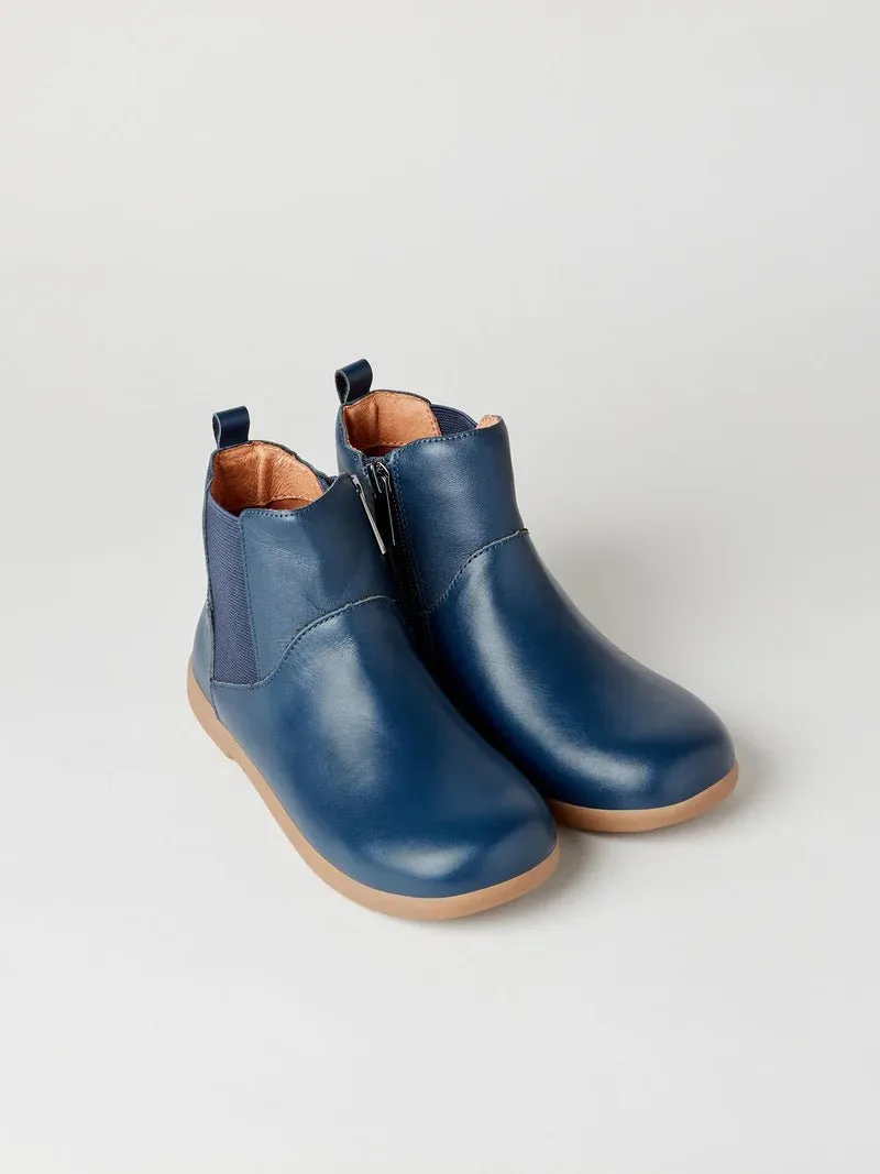 Zig   Star : Bottine Rockit Kids - Cuir marine